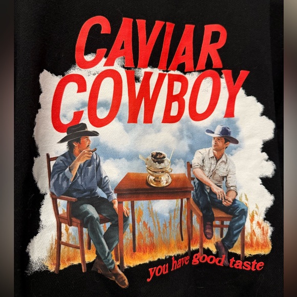 Eleven Eleven Caviar Cowboy Crew in Black - Picture 6 of 9